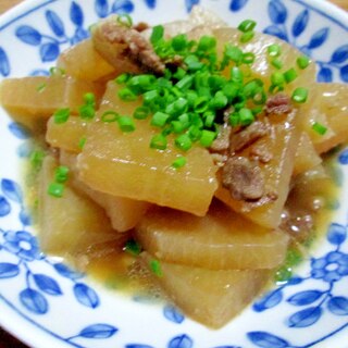 大根と豚肉の中華煮